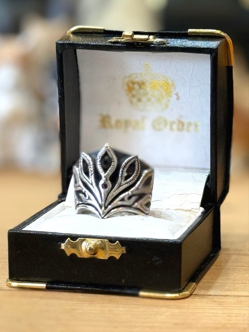 孔雀　リング　925 ティアラリング