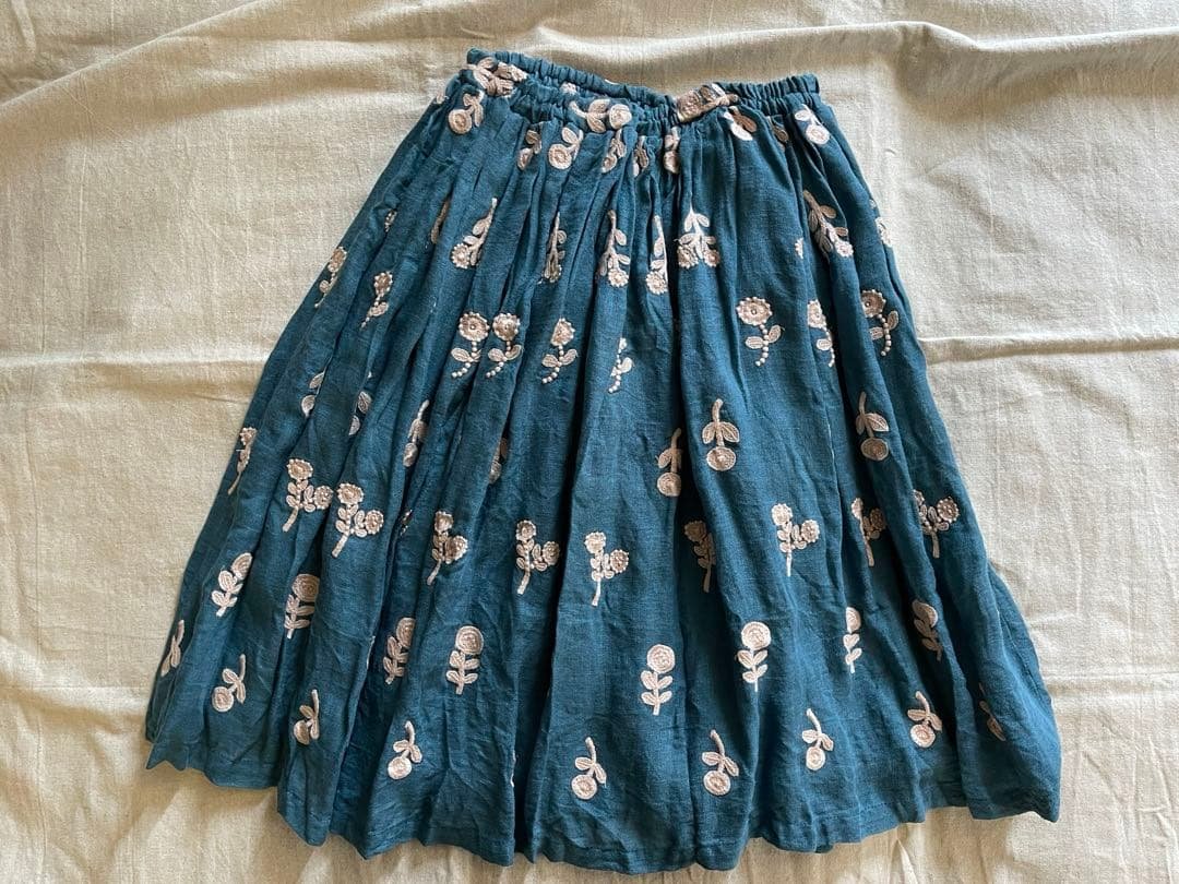 ミナペルホネン ハンドメイド　スカート bonheur