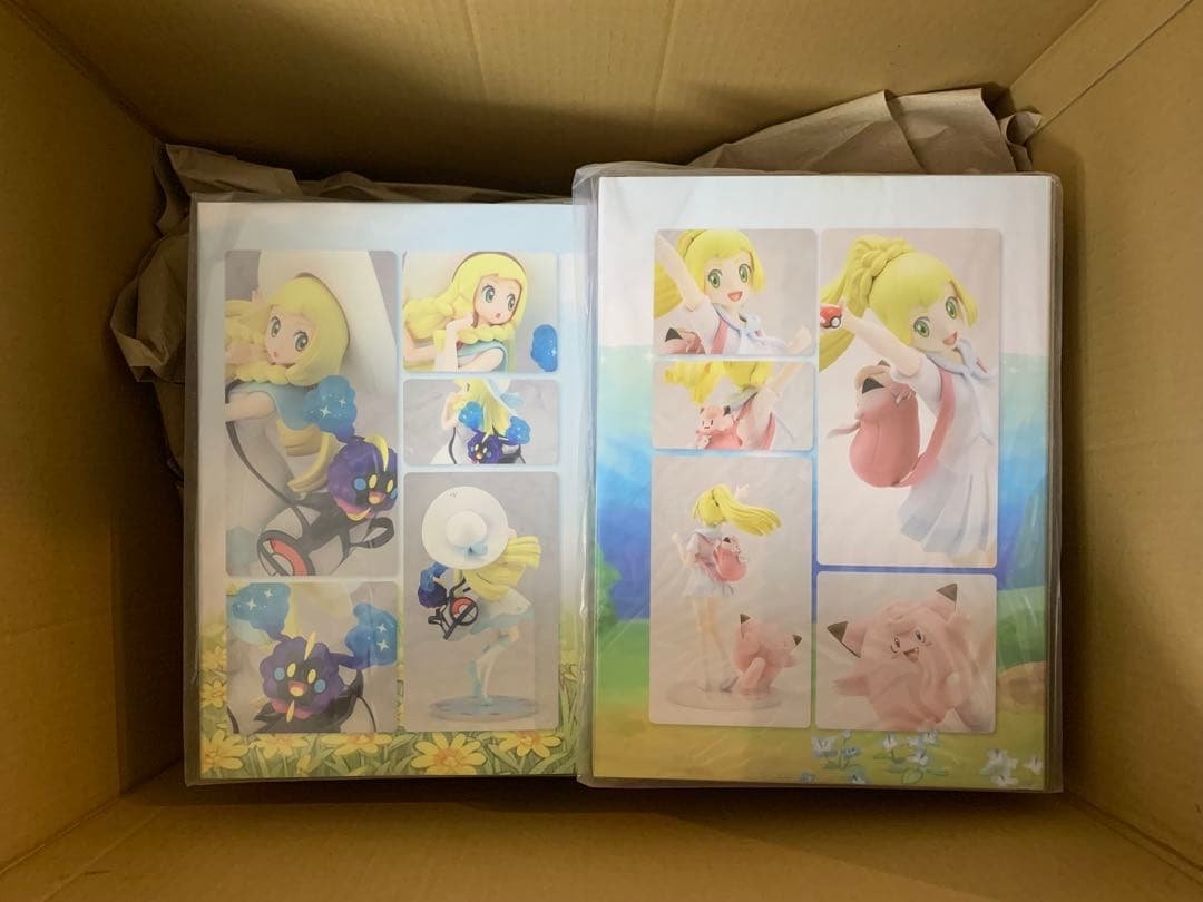 【2点セット】①リーリエ＆コスモッグ ②がんばリーリエ&ピッピ