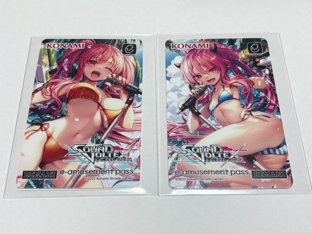 SDVX e-amusement passカード2種セット②