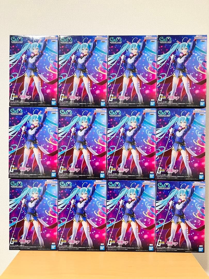 初音ミク ガンダム45周年×初音ミク フィギュア　12個セット