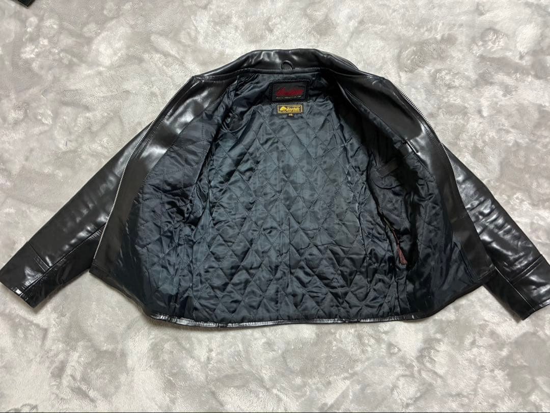 馬革 インディアン サイズ36 ホースハイド 革ジャン　 シングルジャケット