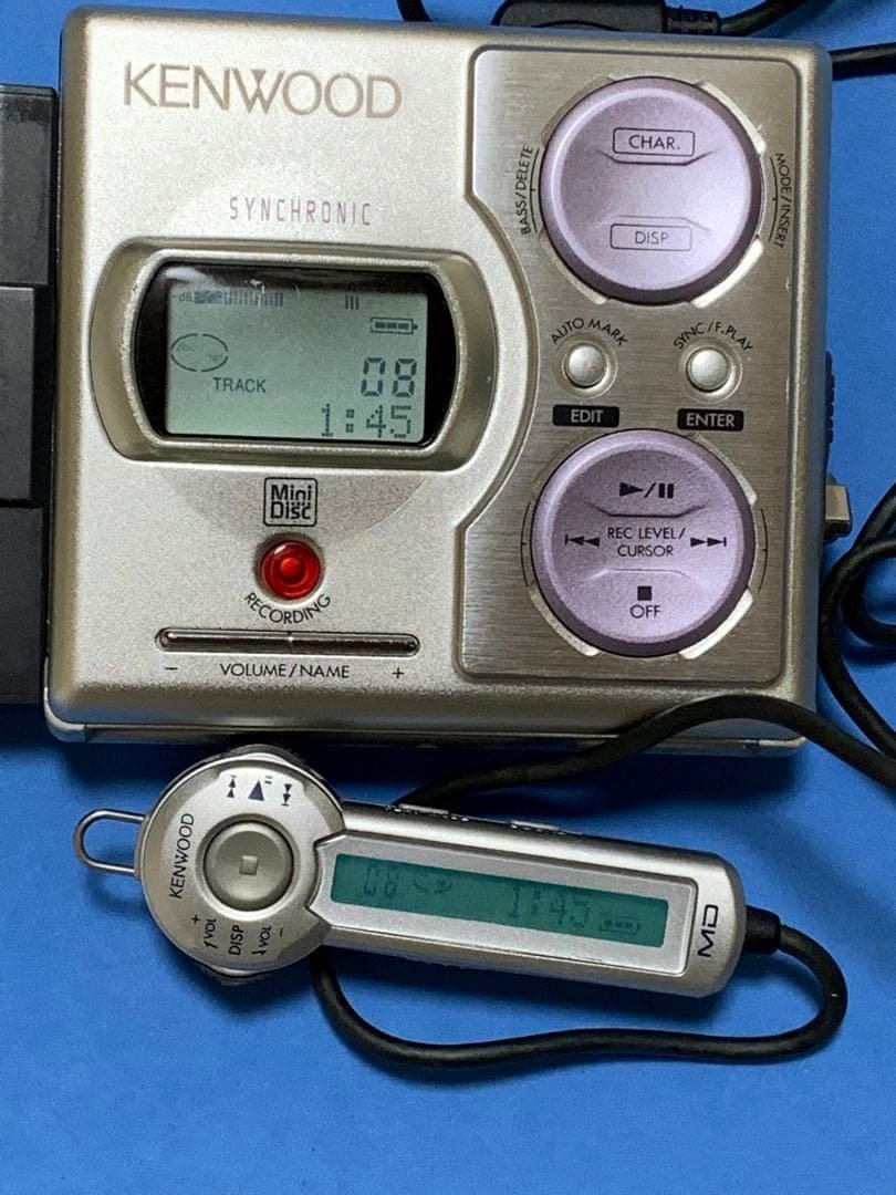 Kenwood MDウォークマン MDプレーヤー DMC-K7R 動作確認済み