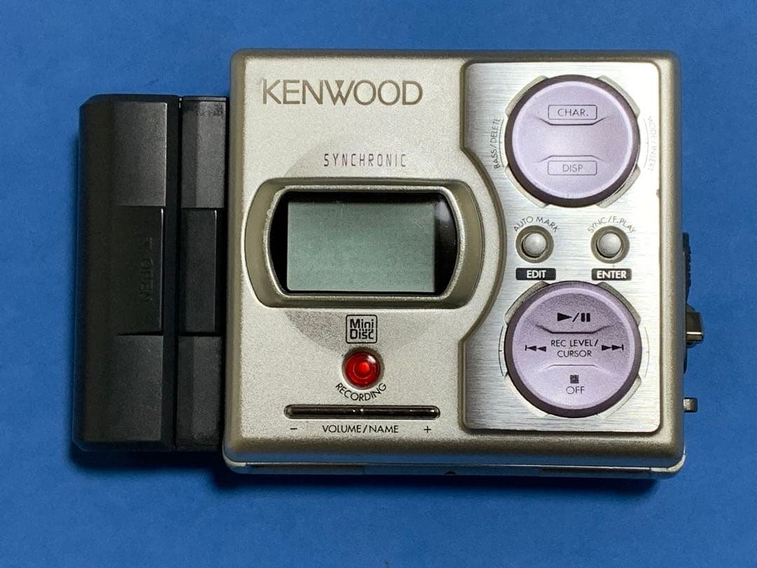 Kenwood MDウォークマン MDプレーヤー DMC-K7R 動作確認済み