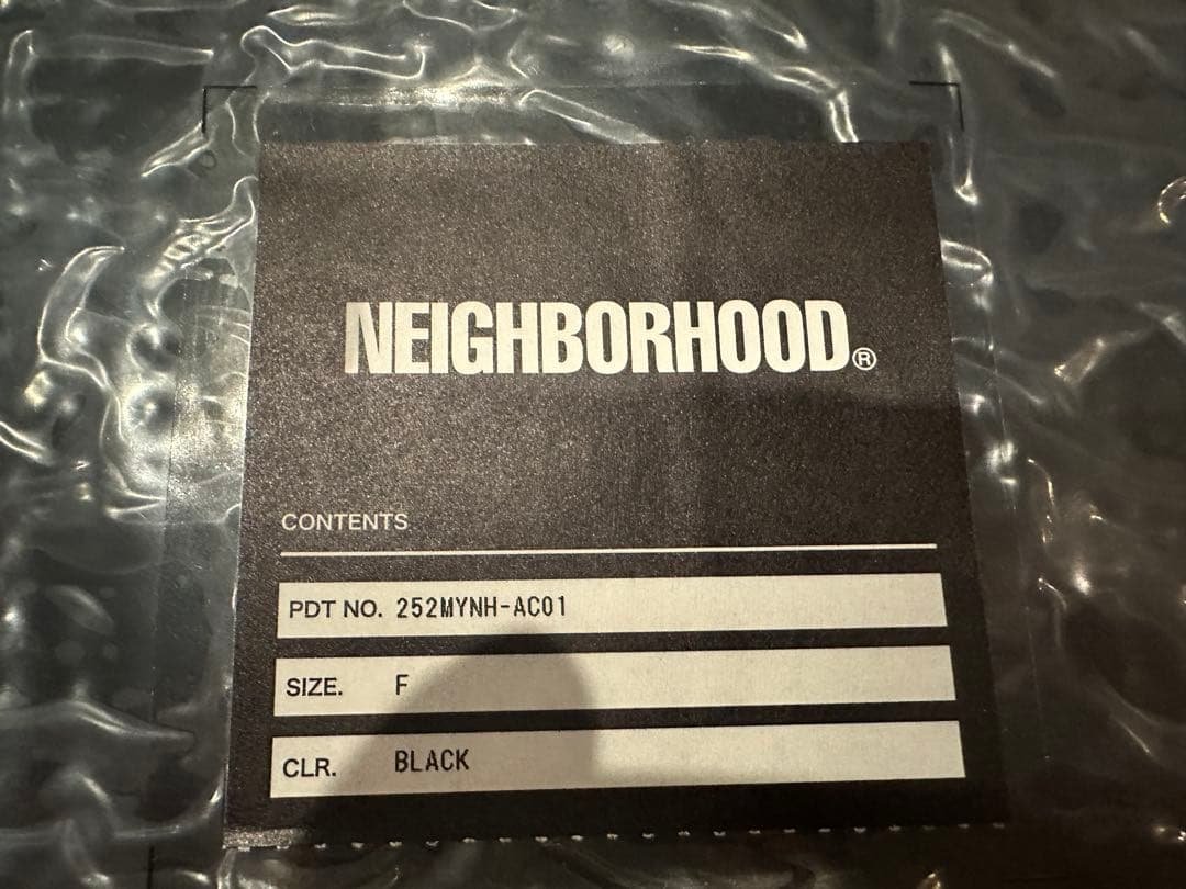 K*n様 25aw NEIGHBORHOOD LOGO BAR MAT BLAC