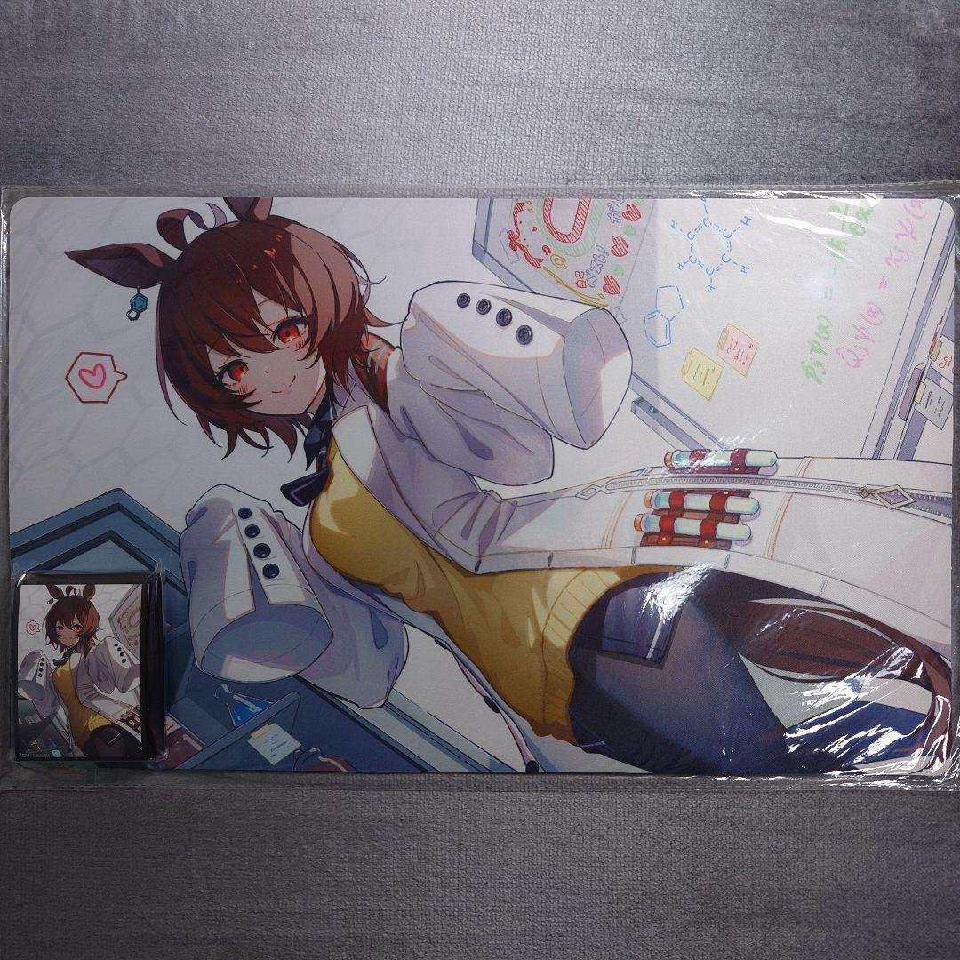 α1 ウマ娘 ハート♡&ホワイトボード アグネスタキオン スリーブ&プレイマット