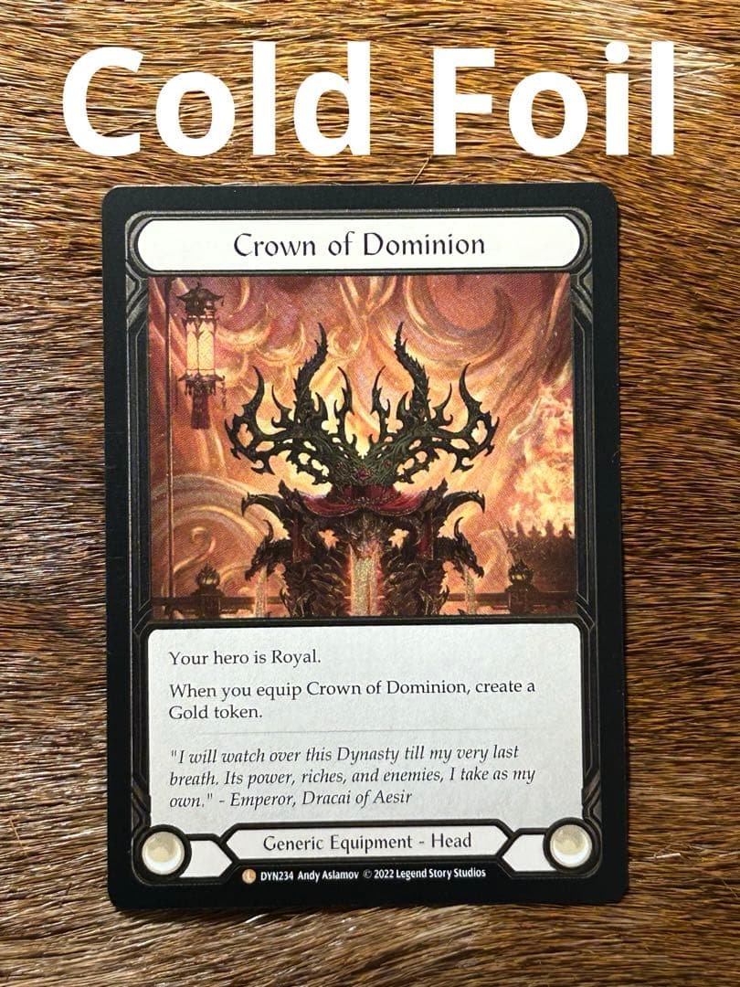 その他 Flesh and Blood Crown of Dominion CF FaB