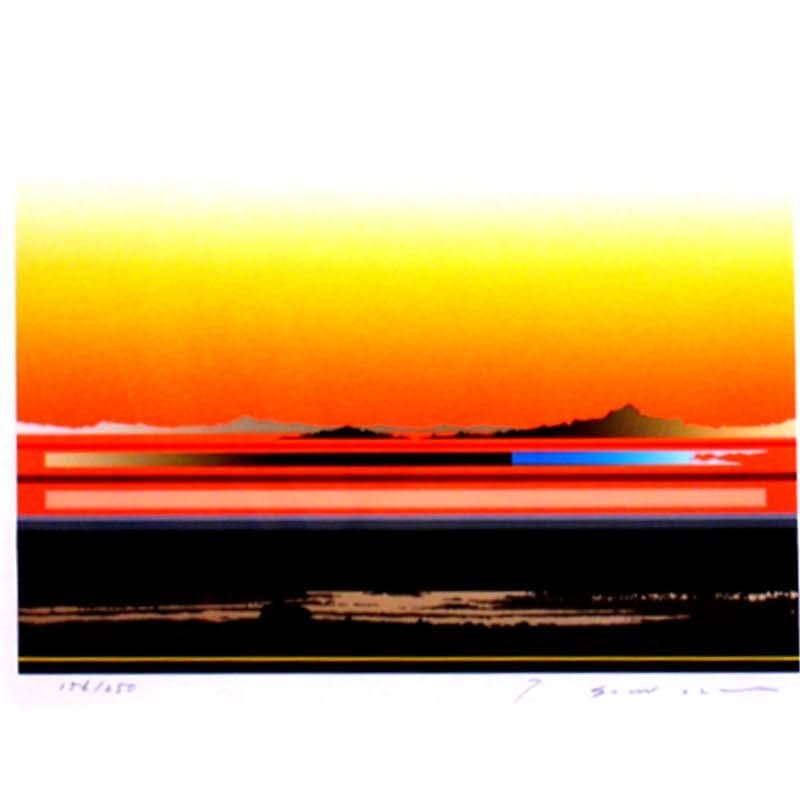 NaNa！☆ 沢田 哲郎 ☆「スカイスケープ」シルクスクリーン 　新品！