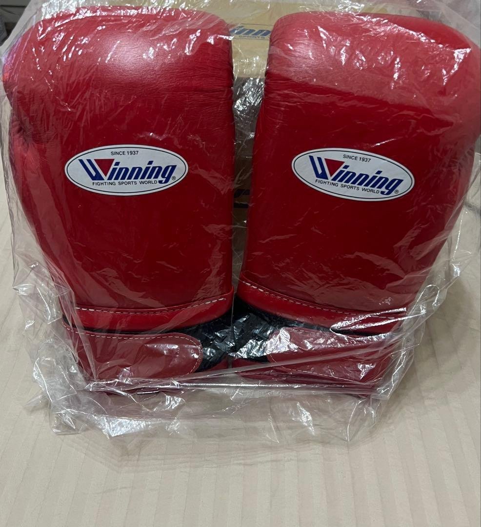 【新品】Winning ボクシンググローブ 14 oz 赤