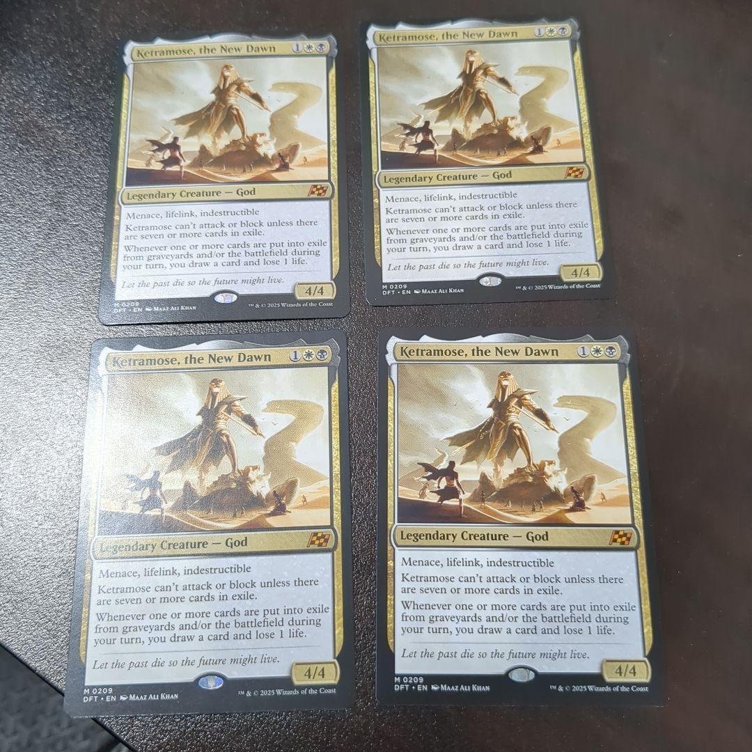 MTG　DFT　新たな夜明け、ケトラモーズ4枚セット　英語版