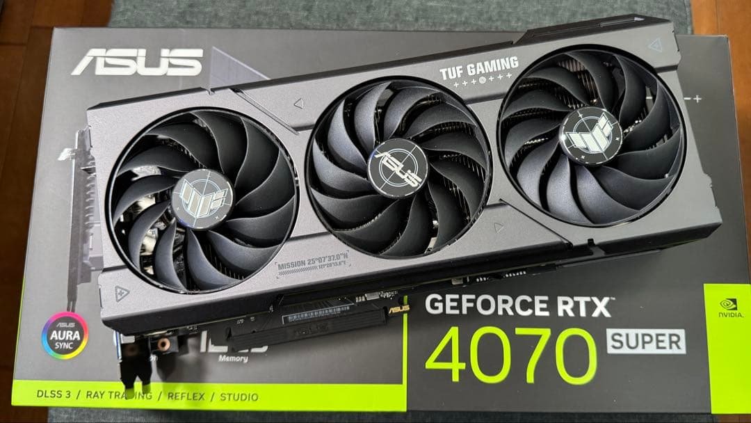 グラフィックボード・グラボ・ビデオカード ASUS TUF GEFORCE RTX 4070 SUPER OC 12GB