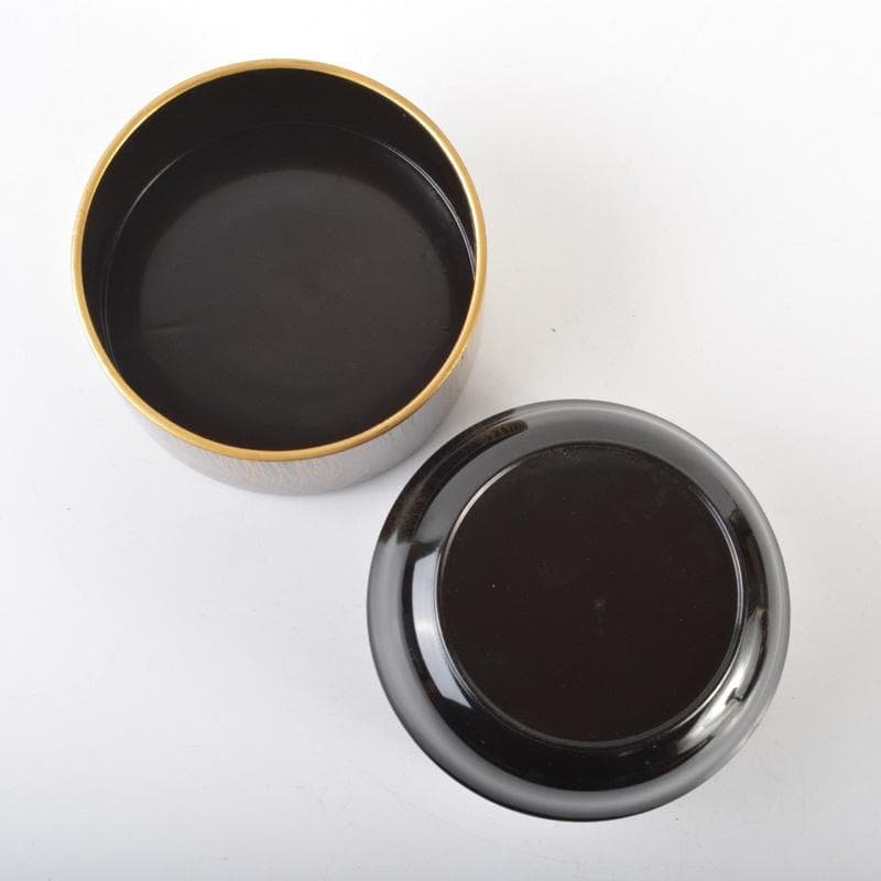 漆塗　黒漆　朱漆　金蒔絵　盃　十二客　時代箱付　V　6505