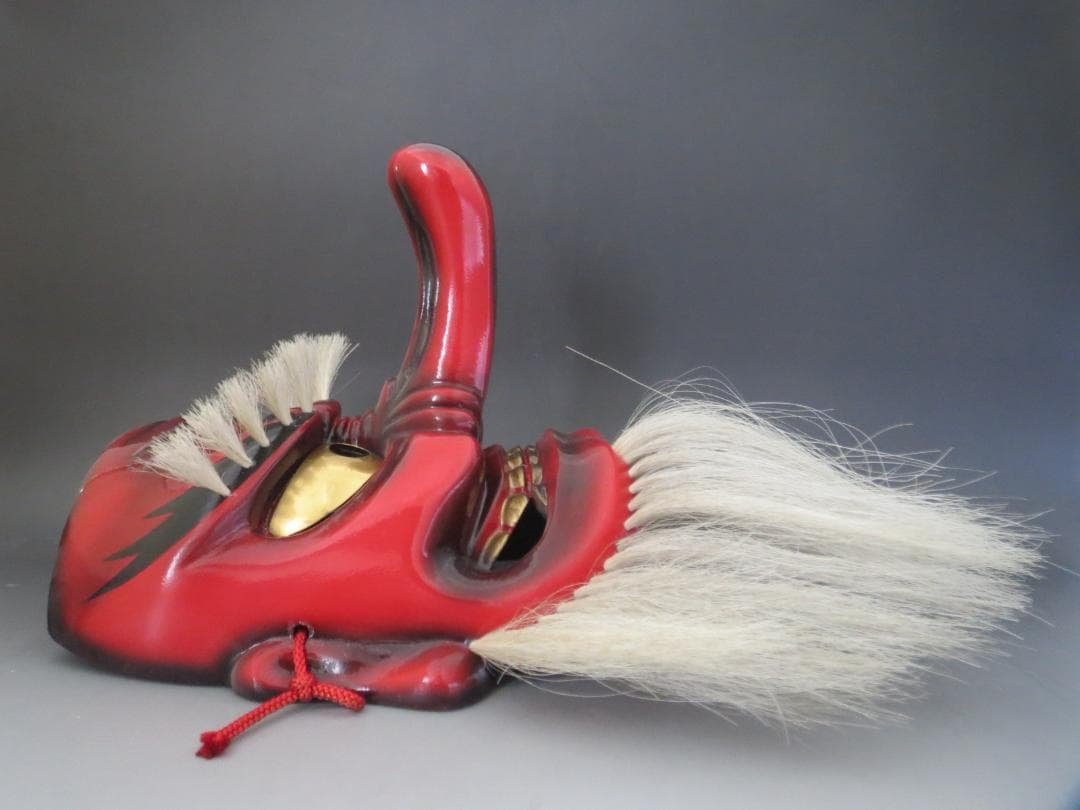 備中神楽面　光峰作　天狗面　お面 ★神楽面・能面・能楽・日本伝統工芸・備中民藝