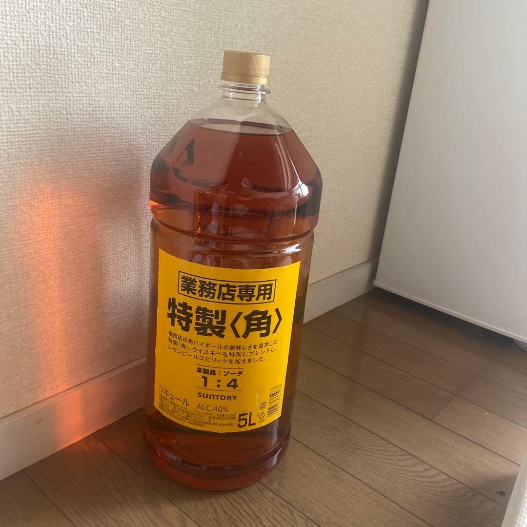サントリー特製角5Lアルコール40%
