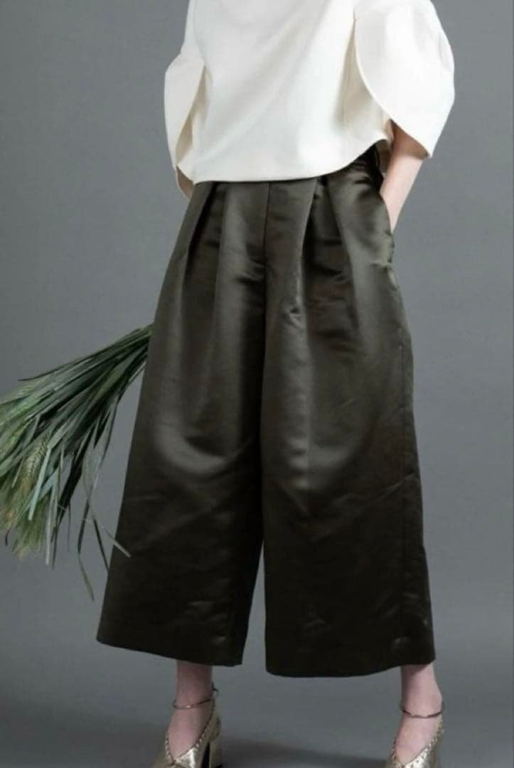 [新品]heveヘイブ　ガウチョパンツ　38