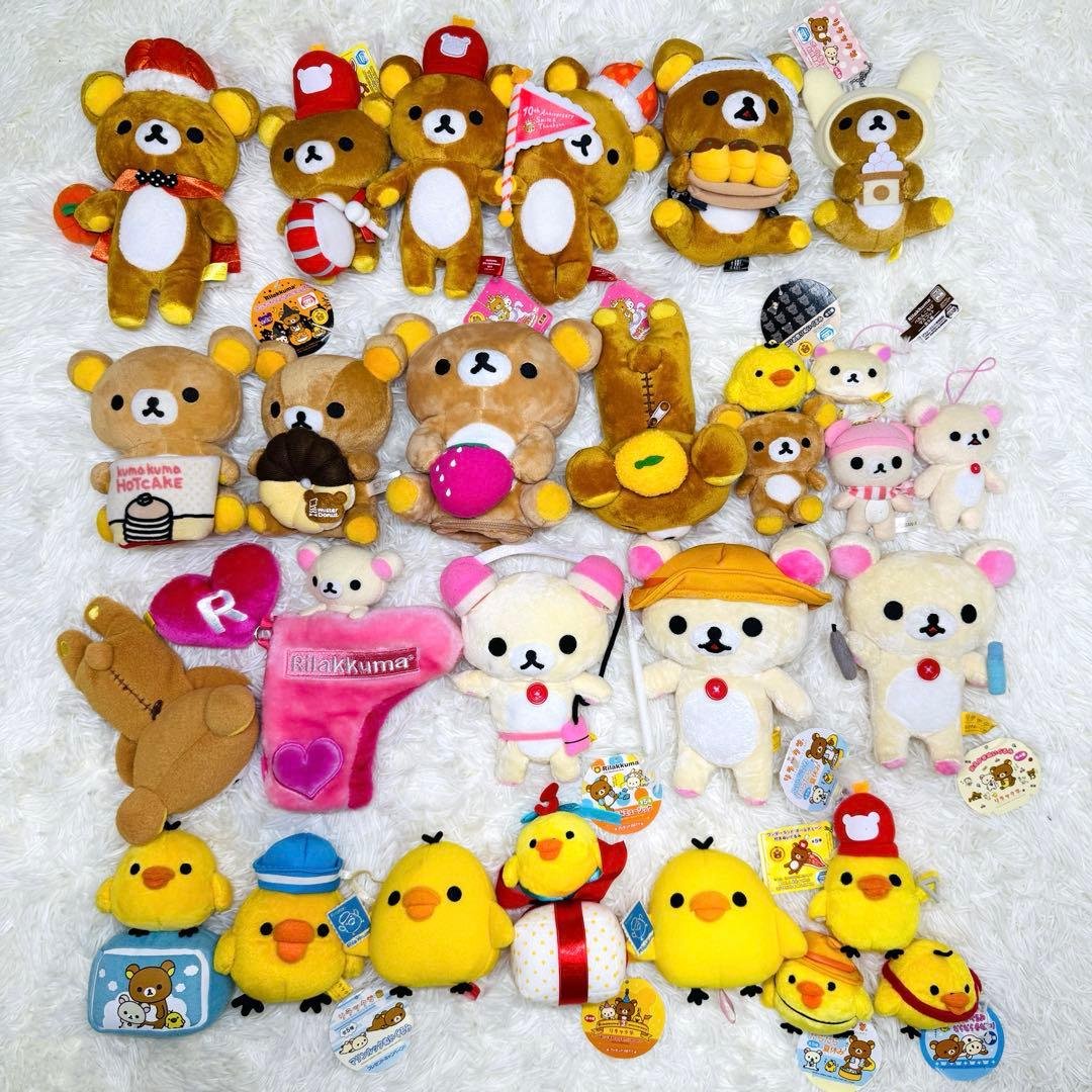 希少 大量 美品 リラックマ コリラックマ キイロイトリ ぬいぐるみ マスコット