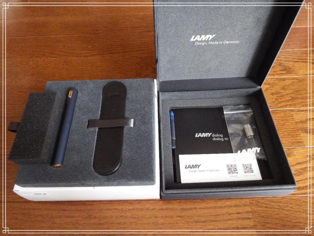 【新品・未使用】LAMY dialog cc 万年筆 ブルー EF