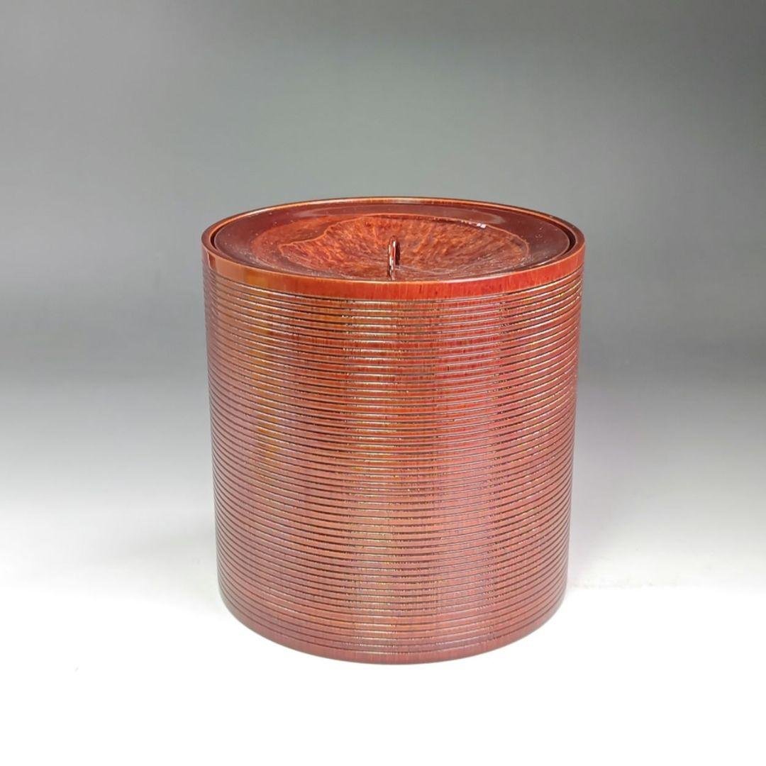 イ941 水指『大徳寺　松長剛山　極箱　竹水指』『媒◯作』茶道具