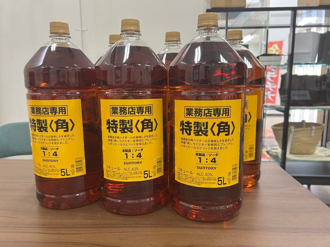 SUNTORY 業務用角ハイボール 5L 40% 7本