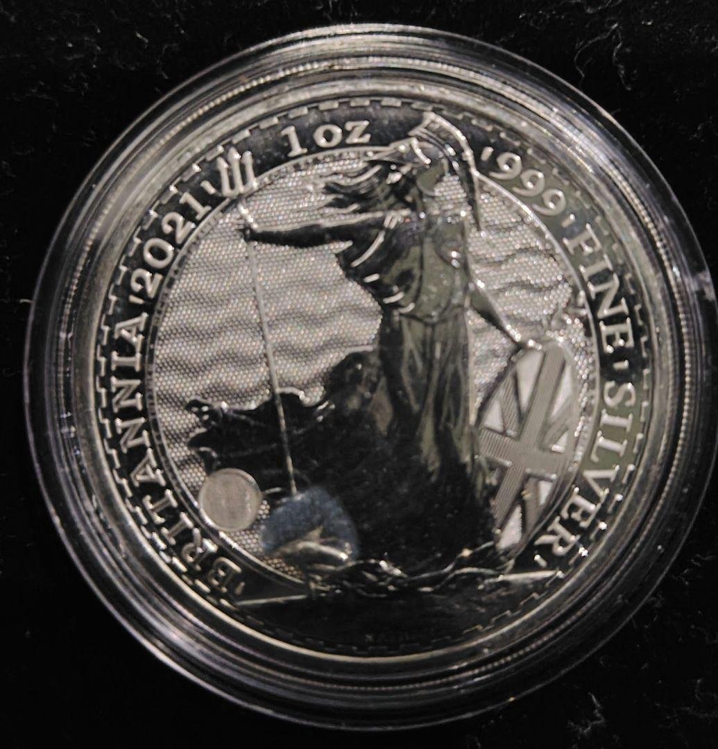 2021年/ エリザベス女王 /ブリタニア/2ポンド 銀貨/新品