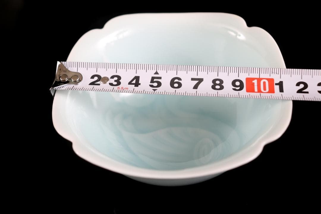 人間国宝 塚本快示 快山窯 青白磁水鳥文 小鉢 五客 共箱