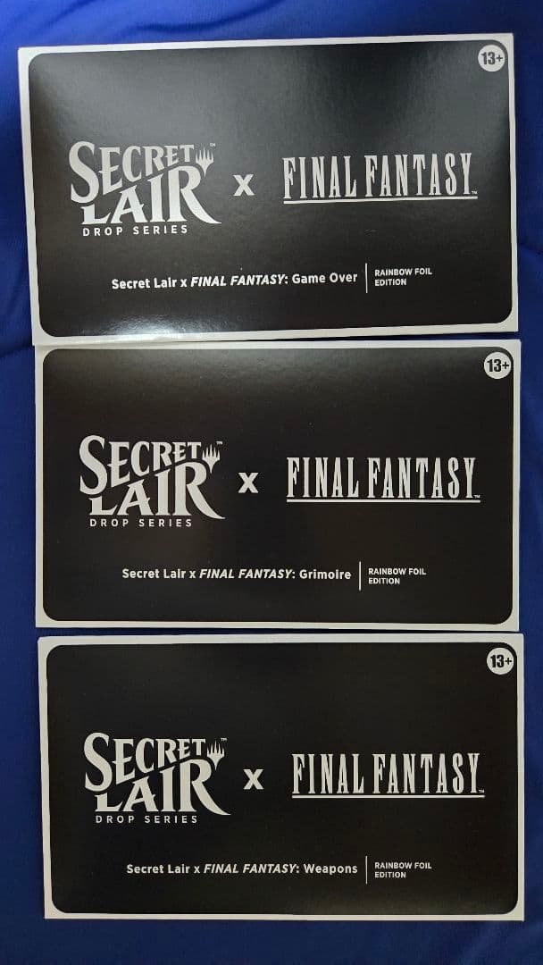【開封済】Secret Lair FF 3種類 Foil 英語