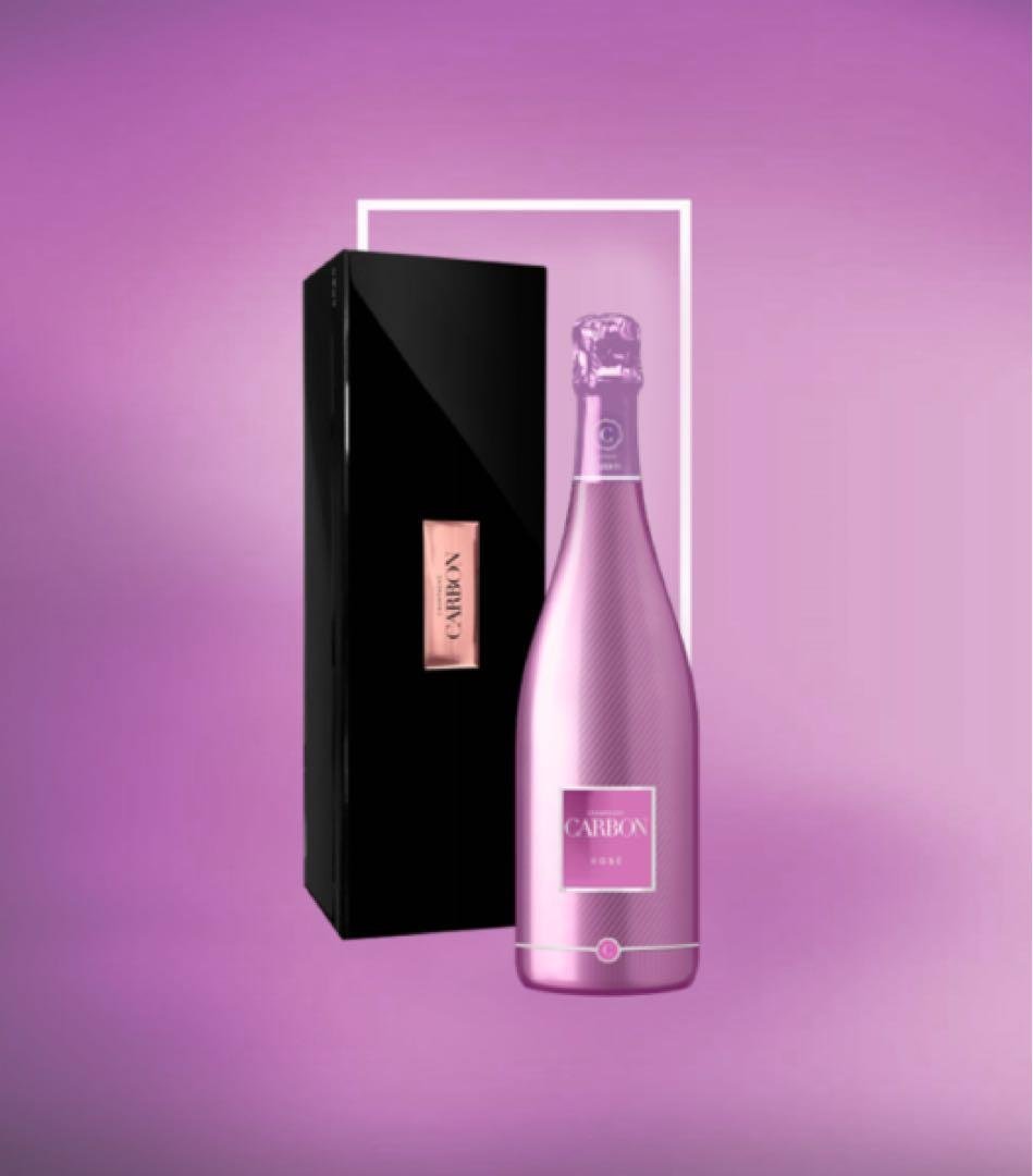 【本日のみ大特価】シャンパンカーボン ピンク ロゼ（専用化粧箱入）