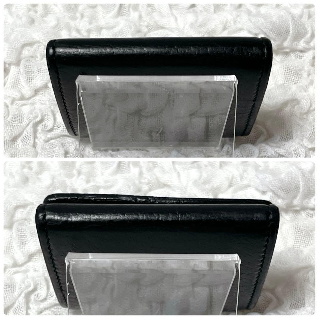 グッチ　GUCCI　GGマーモント　ケース　小銭入れ　レザー　黒　ブラック