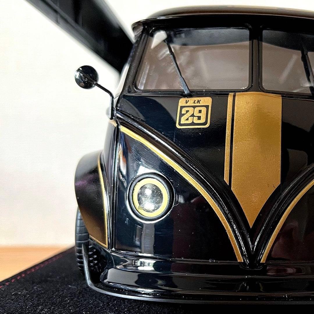 PYOMAROさま専用1/18 フォルクスワーゲン バス JPSカラー