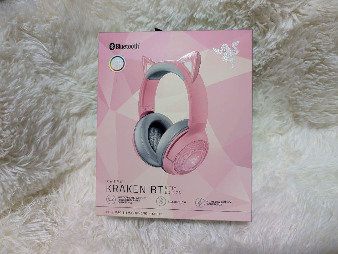 Razer Kraken BT Kitty Edition - クォーツピンク
