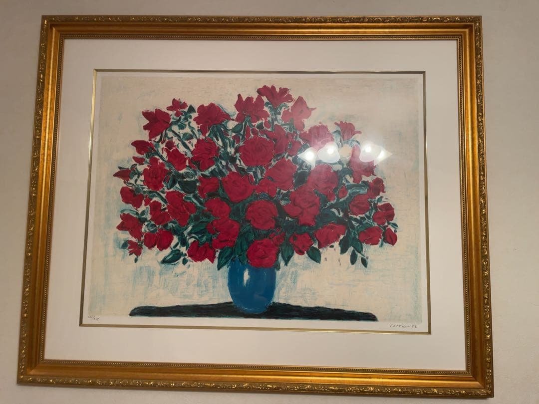 ローズルージュ　アンドレ・コタボ　鉛筆サイン　フランス　美術品　希少