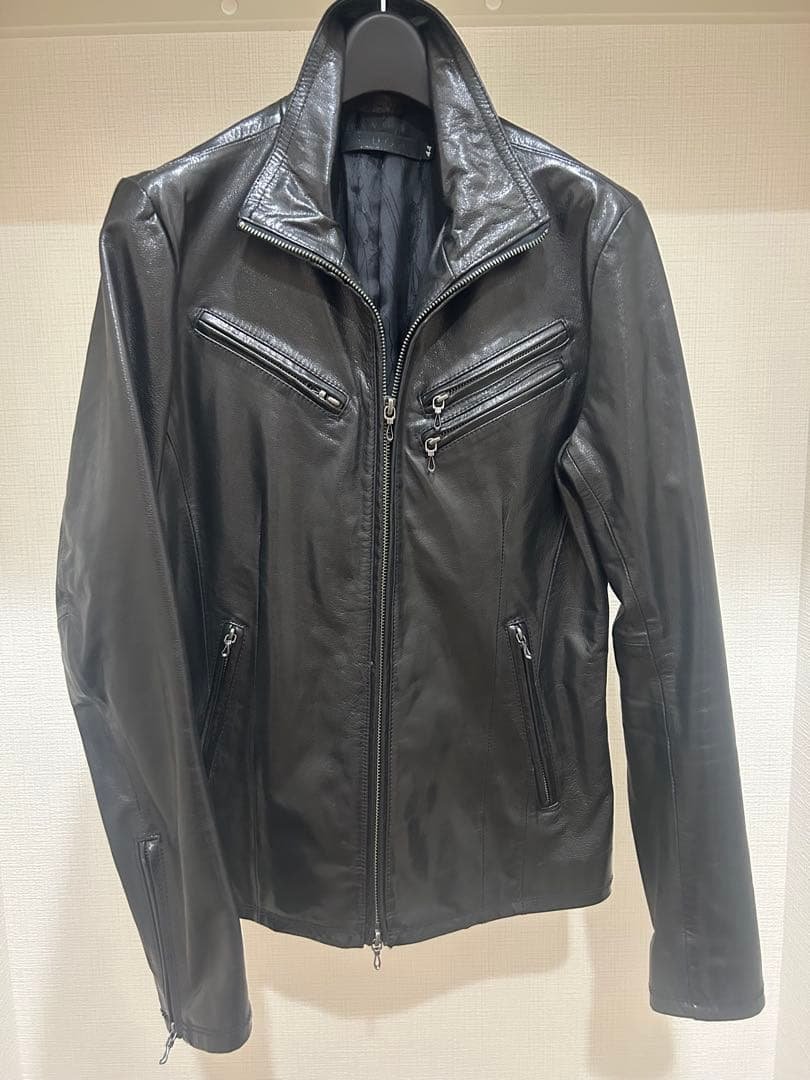 FUGA シングルレザーライダース　スタンドレザーライダース　山羊革ゴートレザー