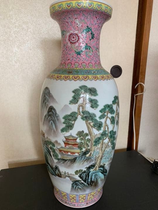 花瓶 中国美術　景徳鎮製　年代物