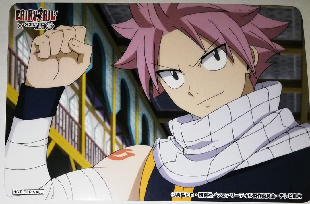 フェアリーテイル ナツ ポストカード ブロマイド キャラウムカフェ