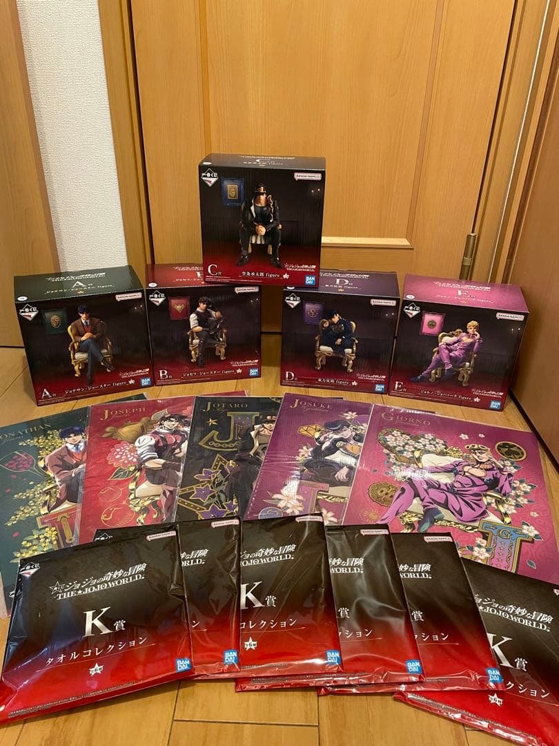 一番くじ ジョジョの奇妙な冒険　ジョジョワールド フィギュア 5種　ポスター