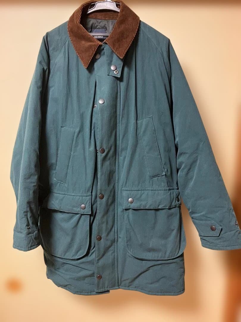 BEAMS グリーン フィールドコート メンズ　M
